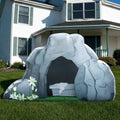 Teyva Daily 5 ft Easter Empty Tomb Inflatable Outdoor Decoration Built-in Blower Easter Party Decoration