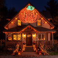 Rossesay 30" Outdoor Halloween Pumpkin Light Large LED Jack O'Lantern Decor / Extra Size Light up Pumpkin,