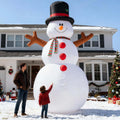 14.5 FT Christmas Snowman, Huge Blow Up Snowman Inflatable Decor, Lighted Christmas Inflatables for Lawn Yard